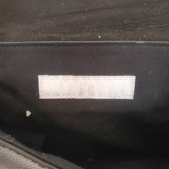 H&M Envelope Crossbody Bag Faux Leather Black - Picture 11 of 12